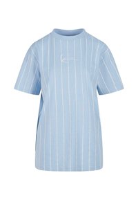 SMALL SIGNATURE ESSENTIAL TEE - T-shirt imprimé - lightblue white