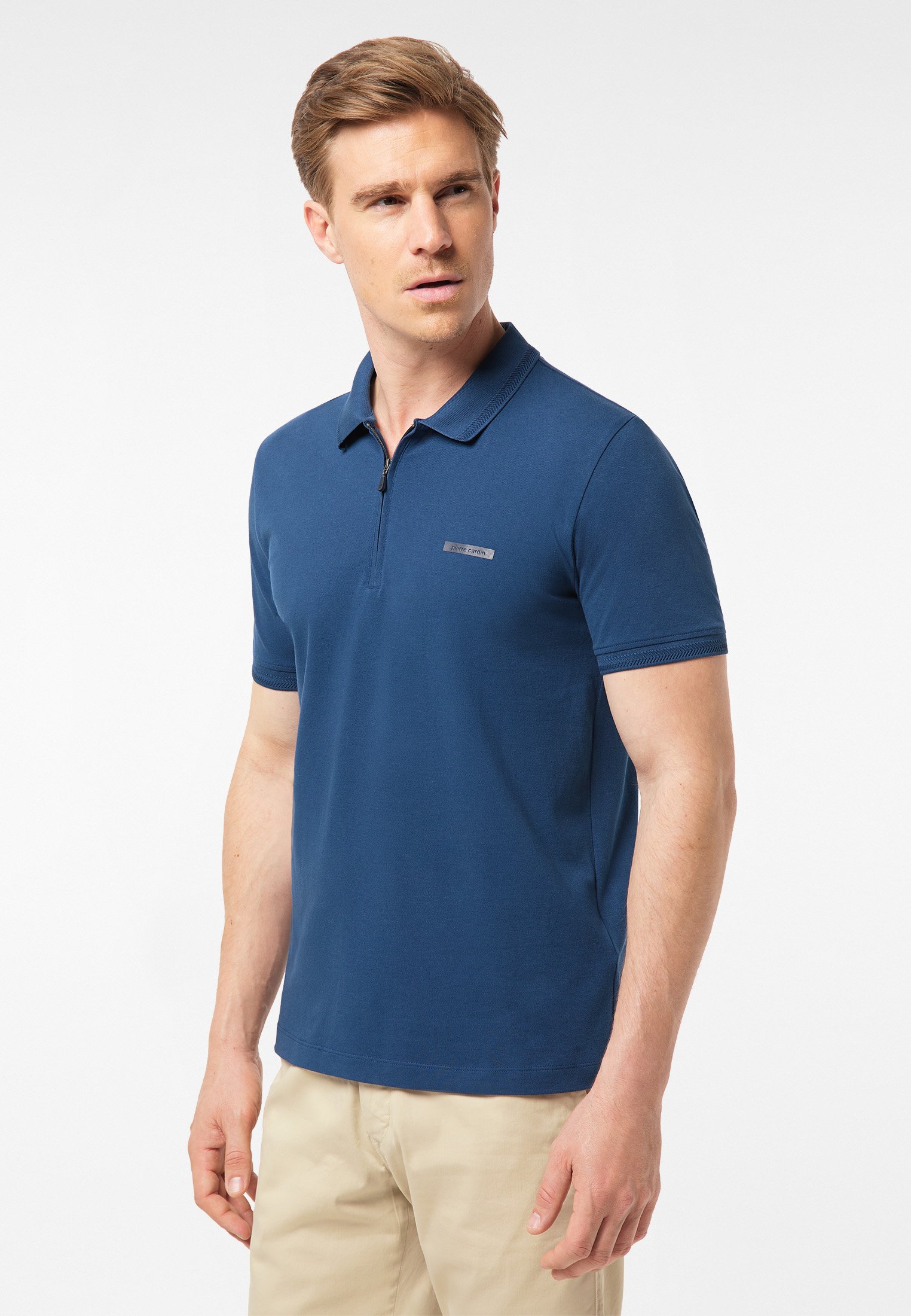 Pierre Cardin Polo shirt - blue vinta 