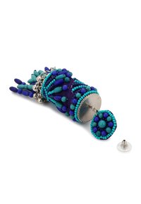 IZIA Örhänge - blau mehrfarbig