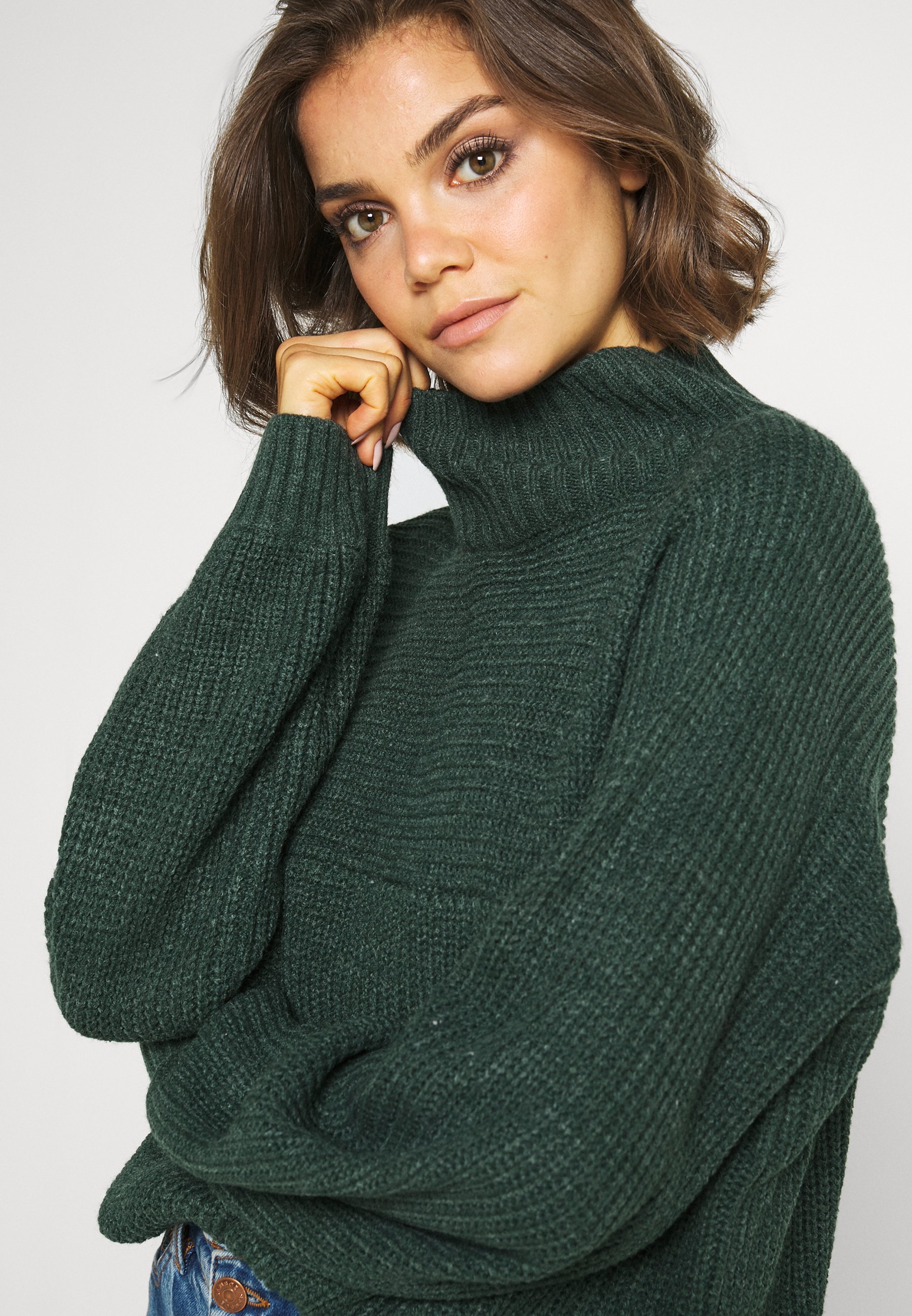 Monki Jumper - green dark/green 