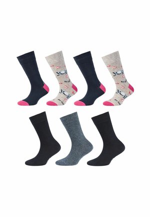 7ER PACK - Socks - blue