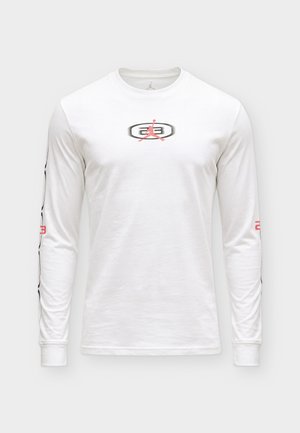 Jordan, CREW - T-shirt à manches longues - white/university red