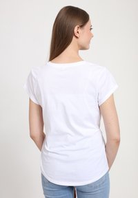 Disney MICKEY CLASSIC FLORAL MICKEY - T-shirt med print - white