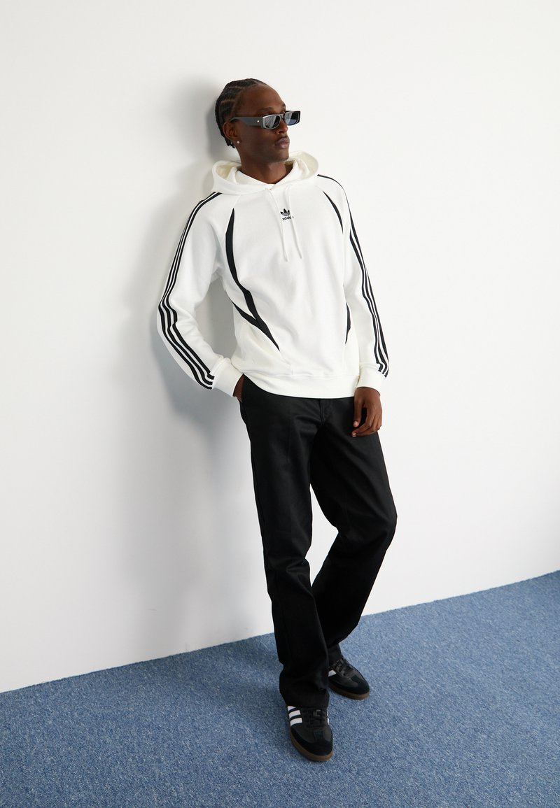 adidas Originals ARCHIVE - Mikina s kapucí - white/black