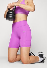 adidas Performance OPTIME LEGGINGS - Legíny - purple burst