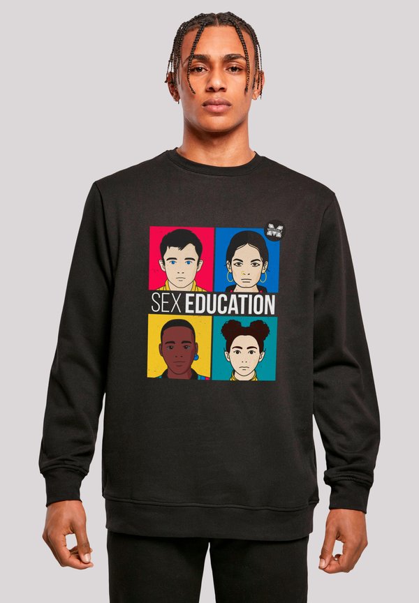 SEX EDUCATION TEEN ILLUSTRATED NETFLIX TV SERIES - Sweatshirt - schwarz
