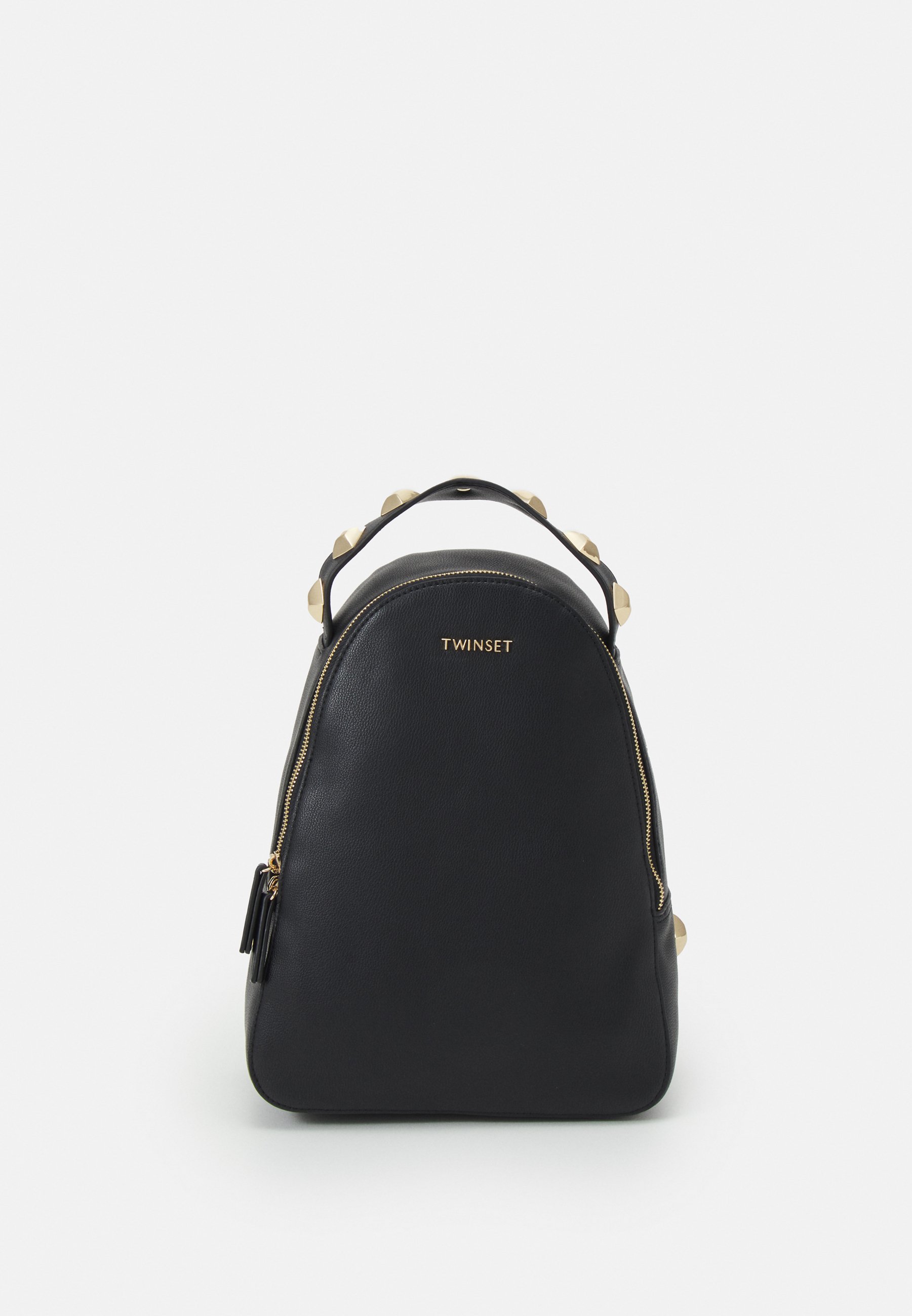 TWINSET ZAINO CON ZIP CON BORCHIE A PIRAMIDE - Zaino - nero - Zalando.it