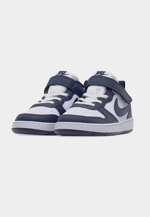 Nike COURT BOROUGH UNISEX - Trainers - white/midnight navy — foto 3