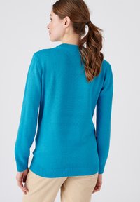 Damart COL ROND - Maglione - bleu grisé