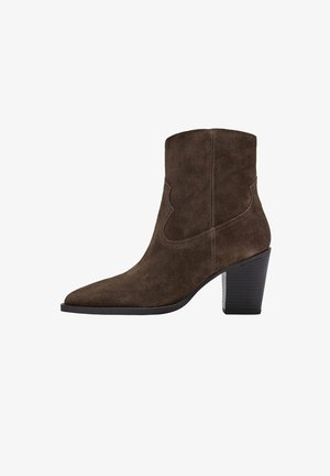 Mango, ADULT - Botines camperos - dark brown