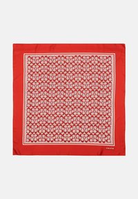 COACH VINTAGE SIGNATURE PRINTED SQUARE - Fular - dark red