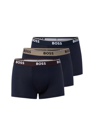 BOSS, 3 PACK - Boxer aderenti - marine braun