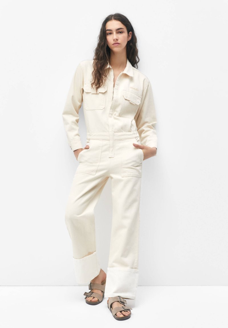 PULL&BEAR WRANGLER Jumpsuit sand Zalando.de