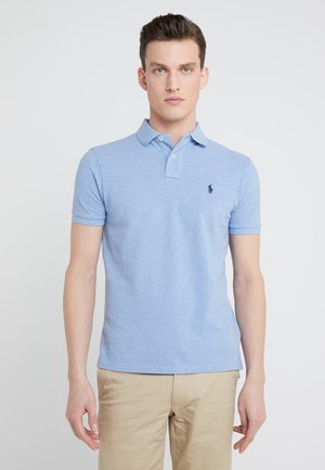 CUSTOM SLIM FIT MESH POLO SHIRT - Polotričko - jamaica heather