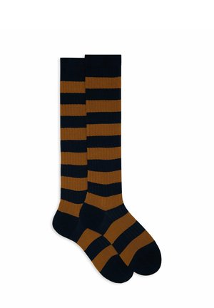 WITH TWO-TONE STRIPES - Calzettoni - oltremare