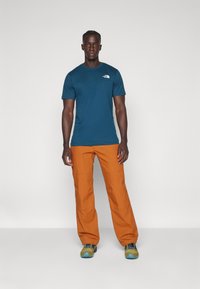 The North Face BOX CELEBRATION TEE - T-shirts med print - midnight petrol