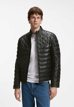 BOSS, JONN2_IN - Leather jacket - black one