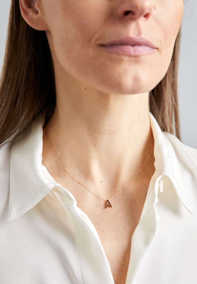 Vanrycke ABÉCÉDAIRE NECKLACE - Κολιέ - rose gold-coloured