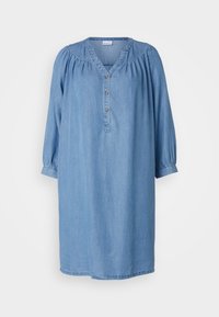 VMBREE 3/4 LOOSE TUNIC - Tunika - medium blue denim