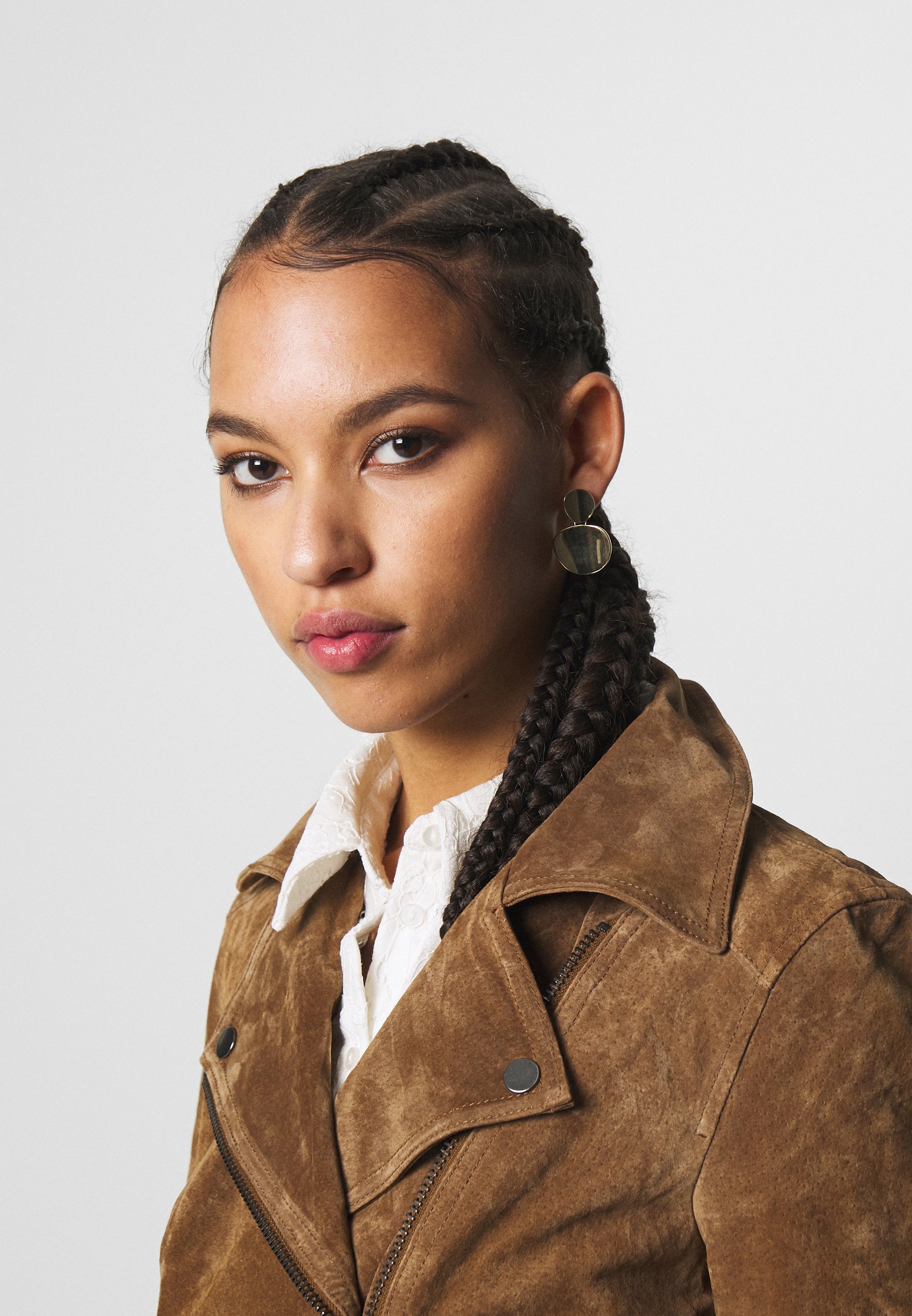Pieces PCANA SUEDE JACKET Skinnjacka cognac Zalando.se Pieces PCANA SUEDE JACKET Skinnjacka cognac Zalando.se