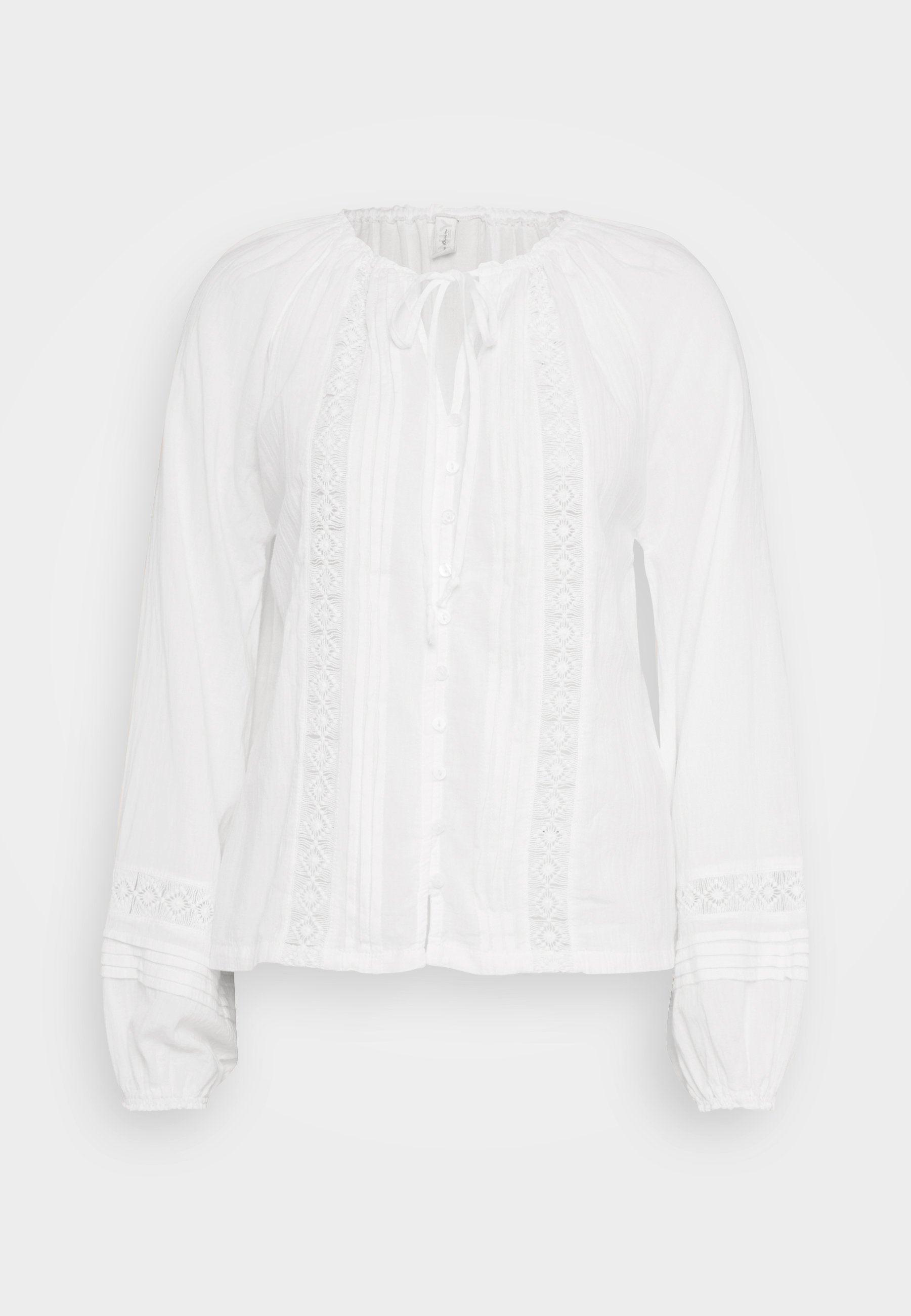 ONLY Tall ONLPOVLA LIFE V NECK BUTTON - Blouse - cloud