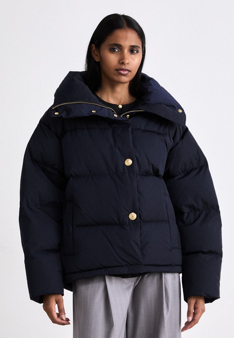 Tommy Hilfiger - GOLD BUTTON JACKET - Piumino - desert sky, Ingrandire