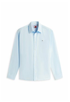 Tommy Jeans, REGULAR FIT FLAG EMBROIDERY POPLIN  - Skjorter - sweet blue