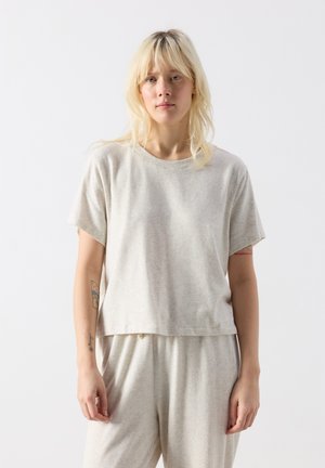 American Vintage Paprasti marškinėliai - gris chine