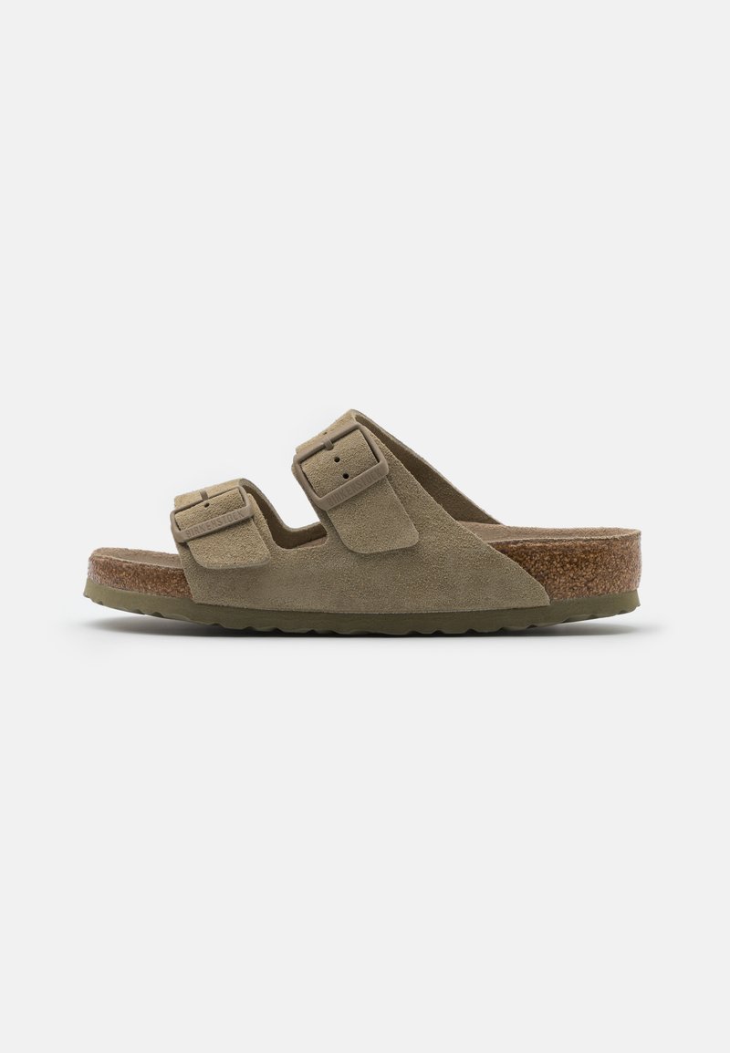 Birkenstock - ARIZONA SOFT FOOTBED UNISEX - Slippers - faded khaki, Enlarge