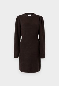 VILARA O NECK DRESS - Φόρεμα-πουλόβερ - coffee bean