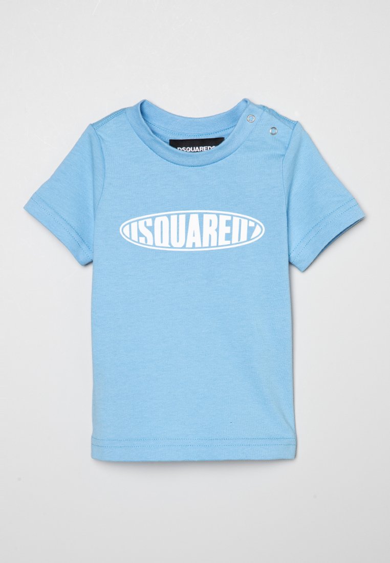 Dsquared2 T-shirt print blauw