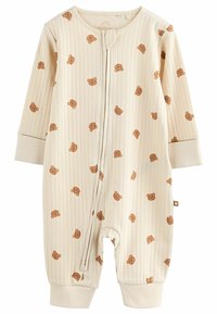 Next FOOTLESS ZIPPED 3 PACK REGULAR FIT - Pyjama - navy tan bear