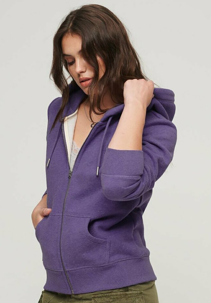 Superdry Sweat à Capuche Code SL Stacked Apq Vert | Dressinn