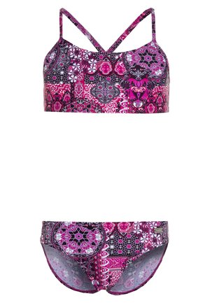 BUSTIER - Bikini - aubergine