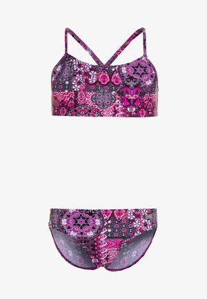 BUSTIER - Bikini - aubergine