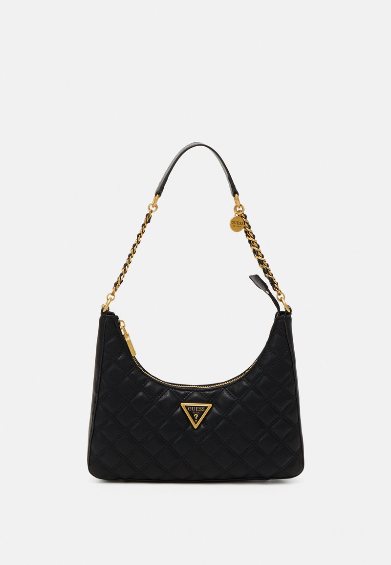 Guess GIULLY TOP ZIP SHOULDER BAG Handtasche black/schwarz Zalando.at