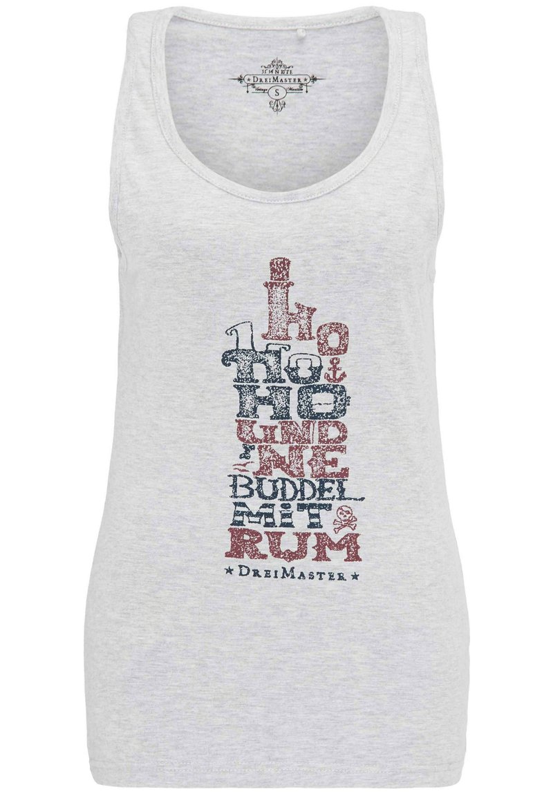 dreimaster Blouse grijs gemêleerd dreimaster Blouse grijs gemêleerd