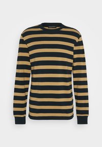 LONG SLEEVE CREW NECK STRUCTURED YARN DYED STRIPES - Longsleeve - multi