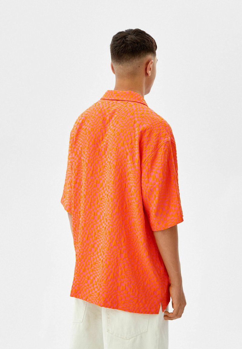 Herren Freizeithemden | Bershka SHORT SLEEVE Hemd red/rot - JV75012 Herren Freizeithemden | Bershka SHORT SLEEVE Hemd red/rot - JV75012