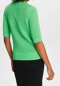 Esprit Triko s potiskem - green