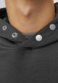 Jack & Jones JORVESTERBRO BACK HOOD - Sportinis megztinis - asphalt