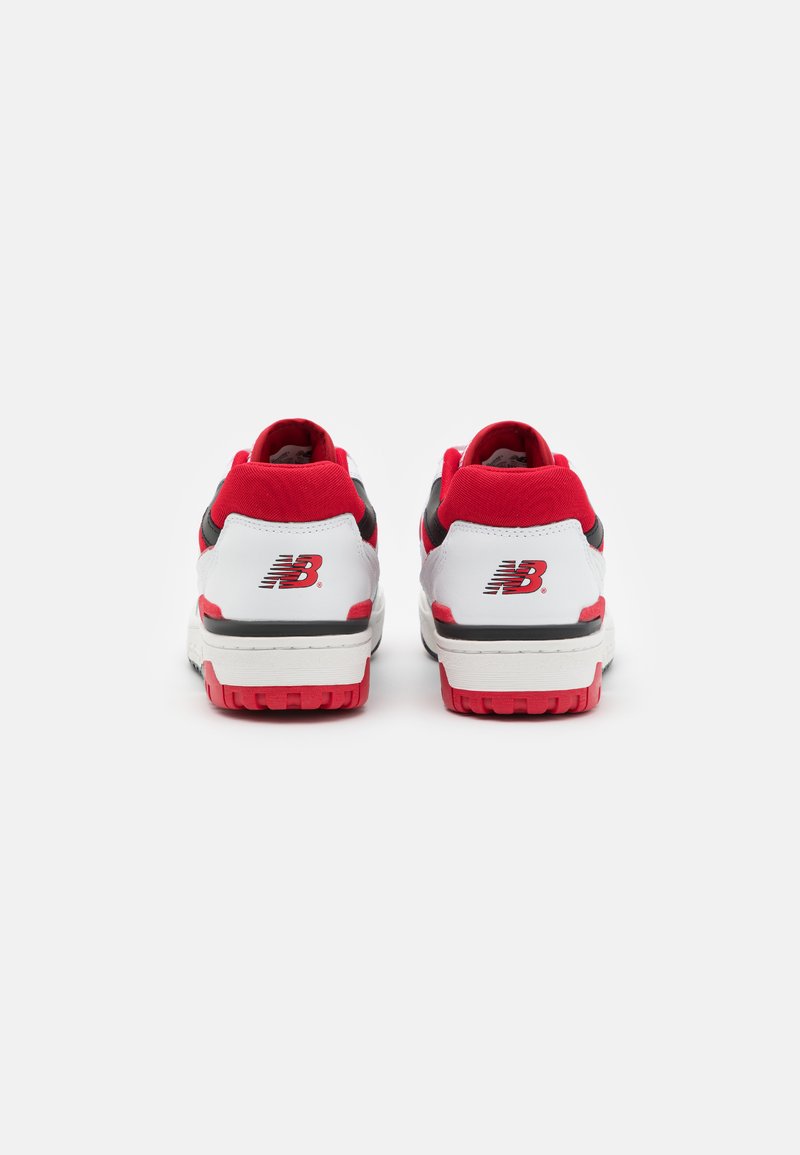 New Balance 550 Unisex Joggesko White Red Hvit Zalando No