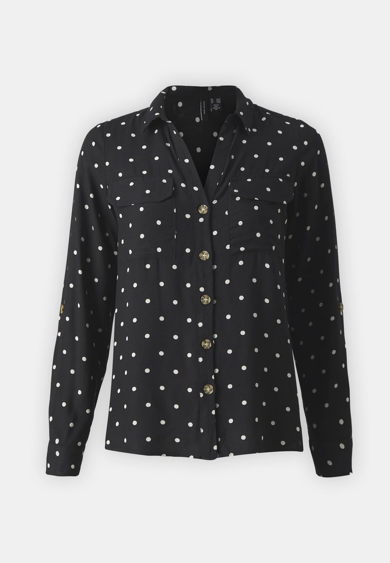 Vero Moda Petite Overhemdblouse zwart
