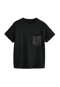 REGULAR FIT  - Triko s potiskem - black