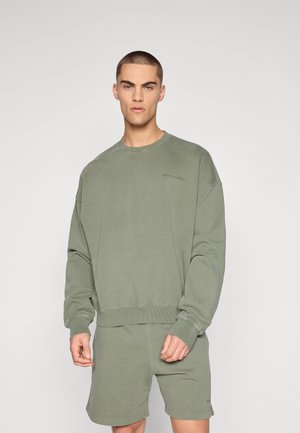 OVERSIZED WASHED - Sweatshirt - thyme