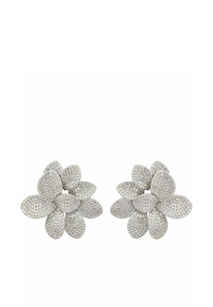 AMARYLLIS FLOWER LARGE STUD - Earrings - silver coloured