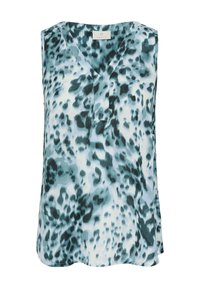 KAAMBER PRINTED - Tops - teal leopard print