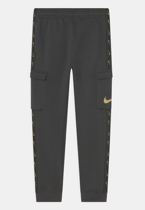 REPEAT PANT - Tracksuit bottoms - smoke grey/metallic gold