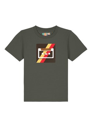 Print T-shirt - khaki