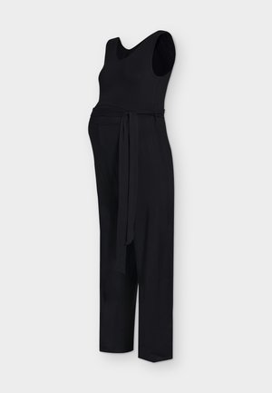 Anna Field MAMA, WIDE LEG SLEEVELESS JUMPSUIT - Jumpsuit - black